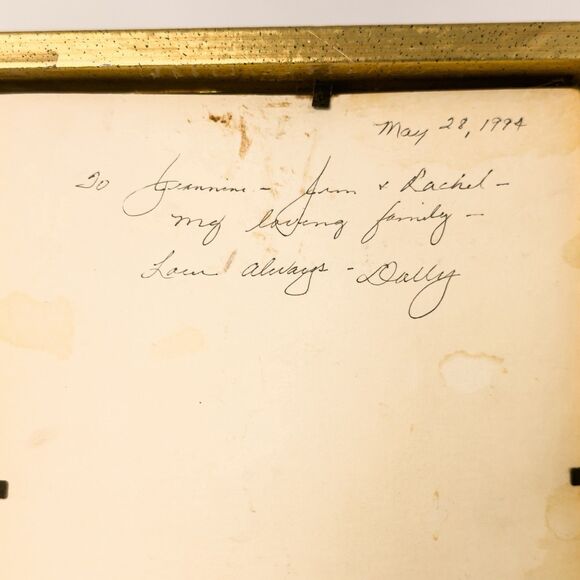 Vintage 3D Dimensional Framed Art 7x9 Gold Frame Victorian Child Scene - Picture 10 of 13